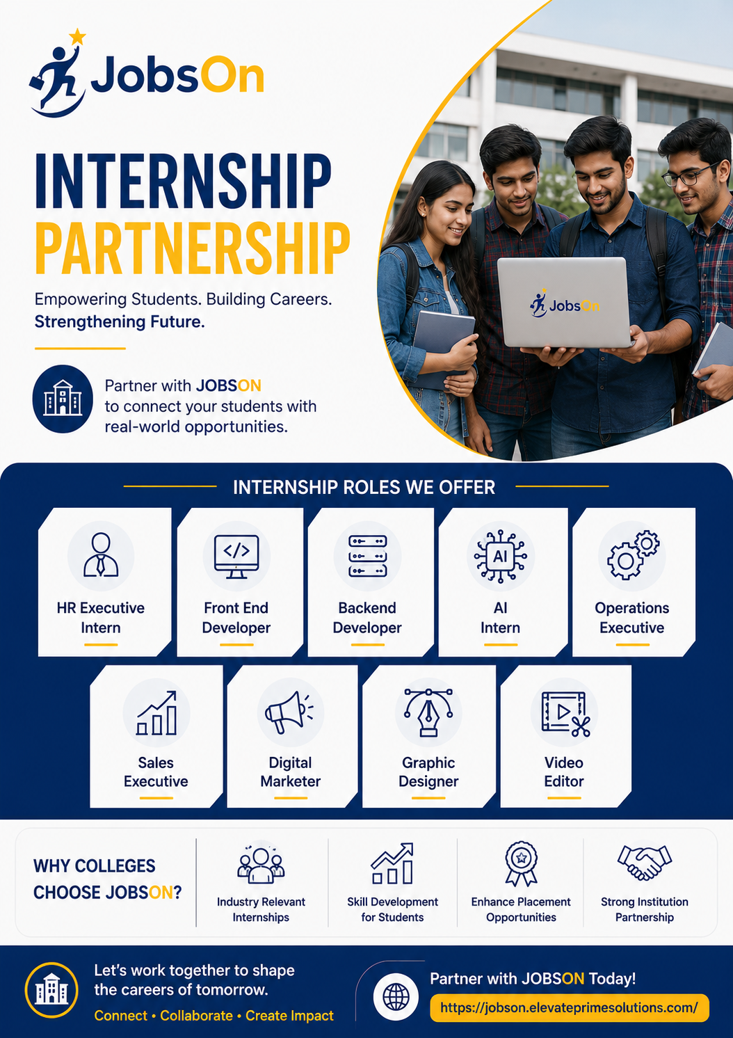 Internship Partnership with JobsOn & EPS Group