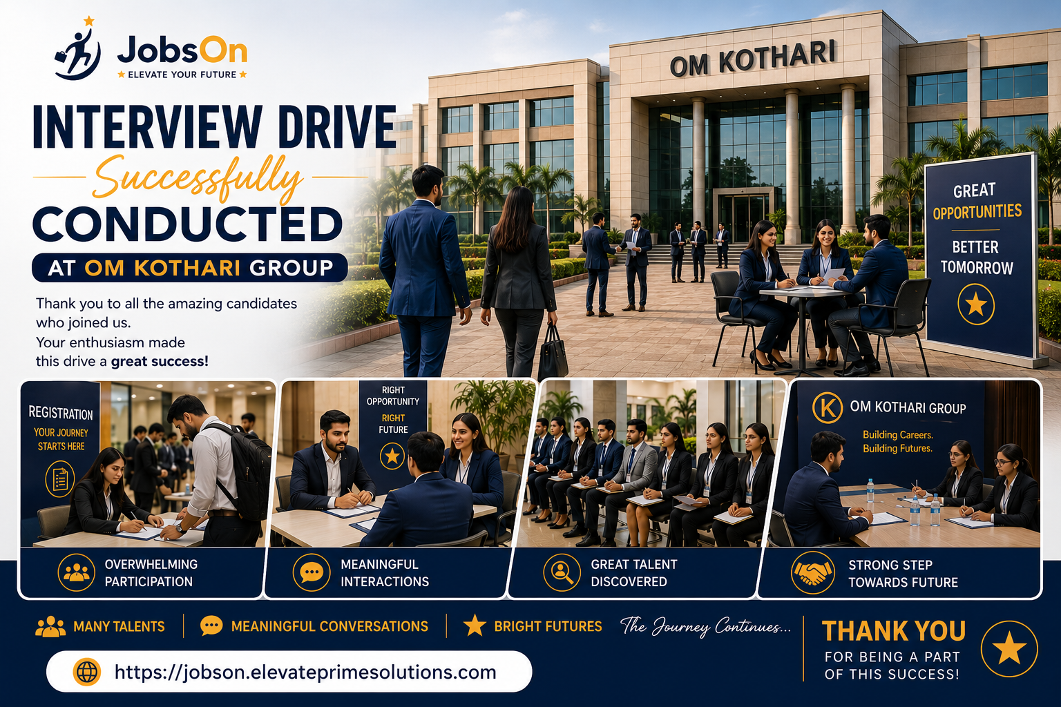 Interview Drive Successfull Conducted